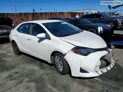 2019 Toyota Corolla Le VIN 2T1BURHE0KC183846 фото 4