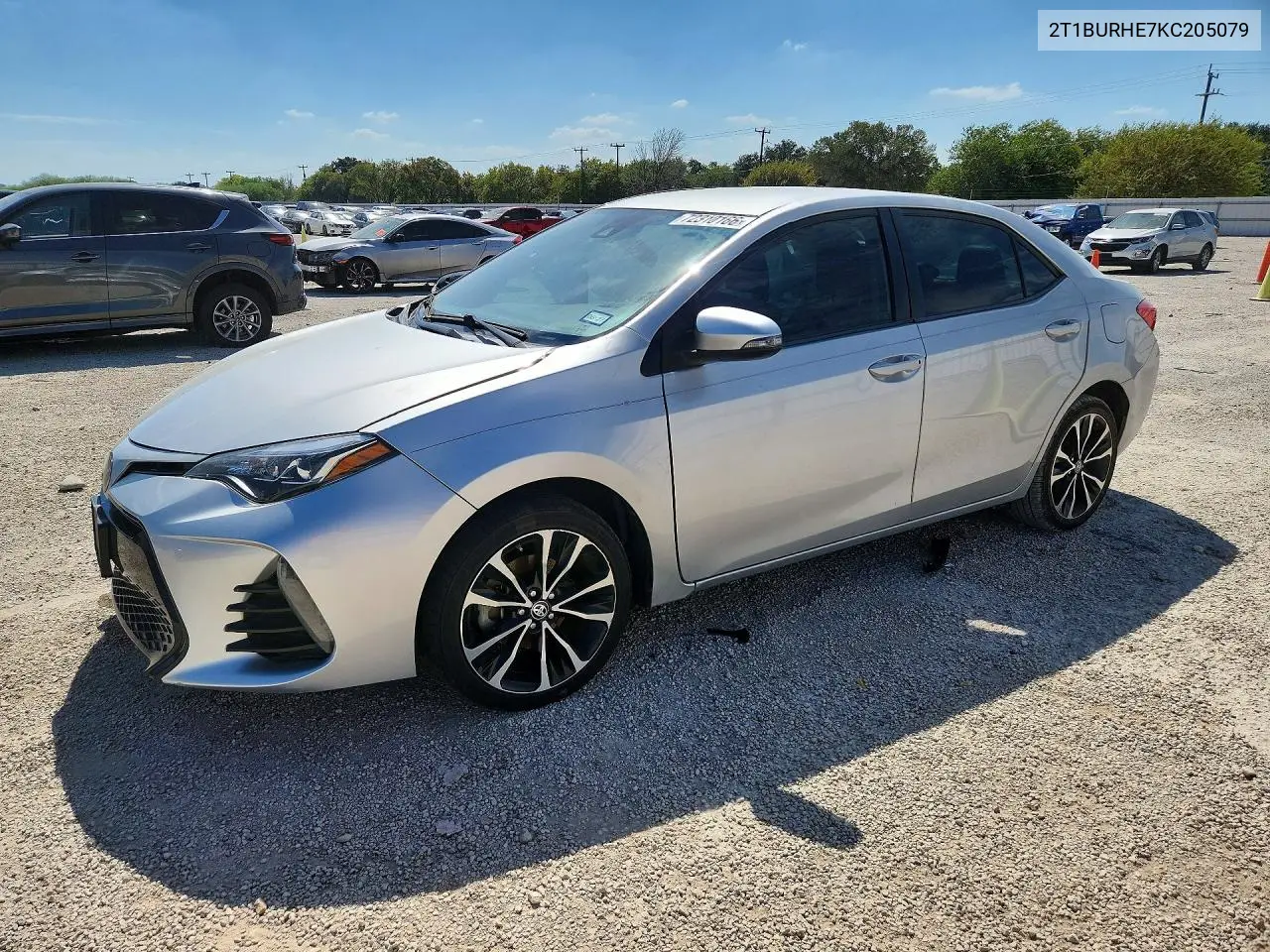 2019 Toyota Corolla Se VIN 2T1BURHE7KC205079 фото 1