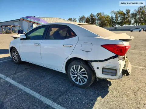 2019 Toyota Corolla Xle VIN 5YFBURHE4KP902094 фото 2