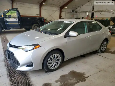 2019 Toyota Corolla Le VIN 2T1BURHE0KC150295 фото 1