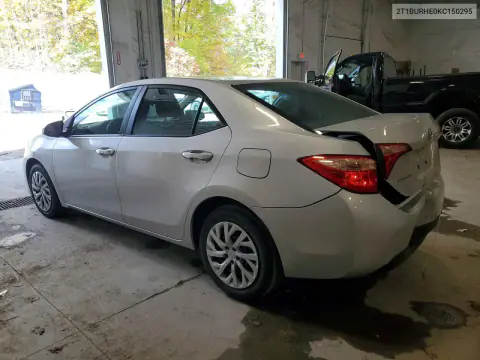 2019 Toyota Corolla Le VIN 2T1BURHE0KC150295 фото 2