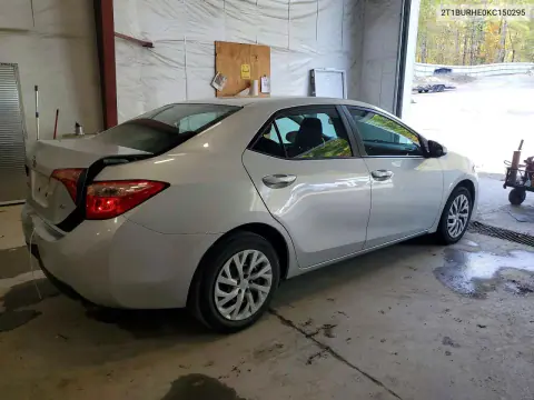 2019 Toyota Corolla Le VIN 2T1BURHE0KC150295 фото 3