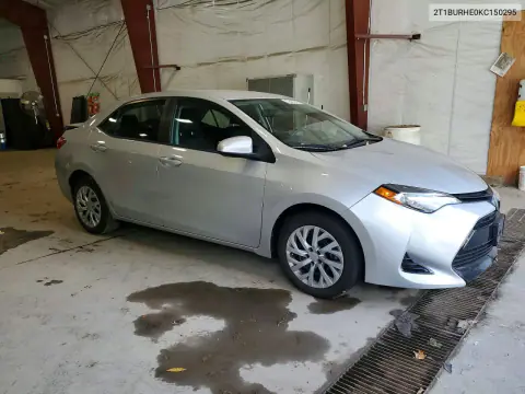 2019 Toyota Corolla Le VIN 2T1BURHE0KC150295 фото 4