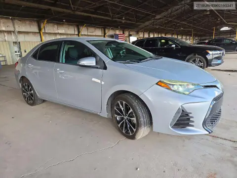 2019 Toyota Corolla Se VIN 2T1BURHE8KC195341 фото 4