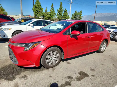 JTDEPRAE1LJ002998 — 2020 Toyota Corolla, Сторона, фото до ремонта