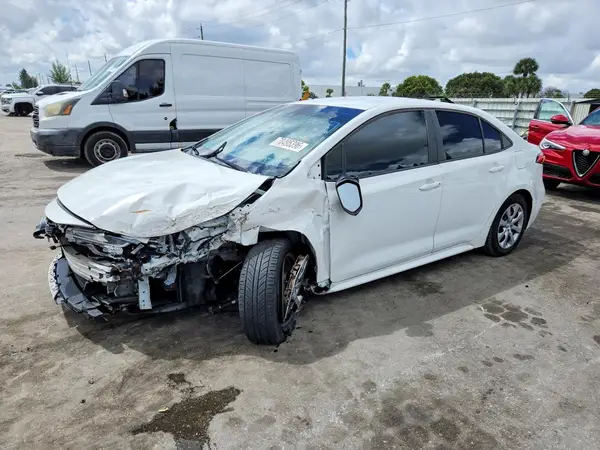 5YFEPRAE1LP118780 — 2020 Toyota Corolla, Передняя часть (Front End), фото до ремонта