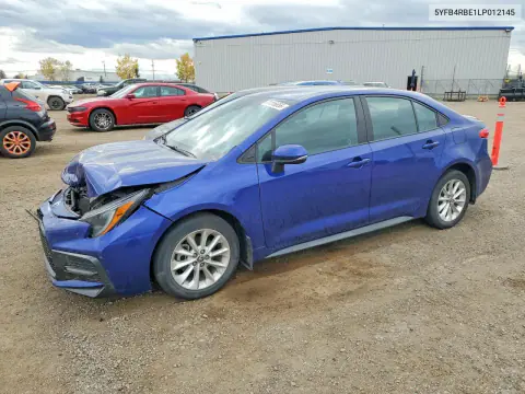 2020 Toyota Corolla Se VIN 5YFB4RBE1LP012145 фото 1