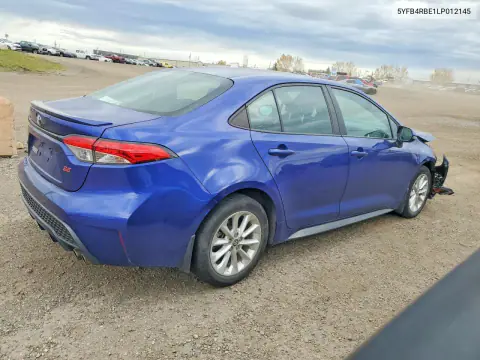 2020 Toyota Corolla Se VIN 5YFB4RBE1LP012145 фото 3