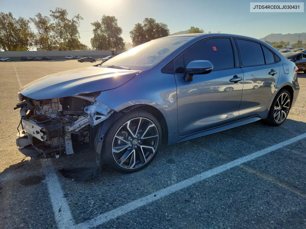 2020 Toyota Corolla Se VIN JTDS4RCE0LJ030431 фото 1