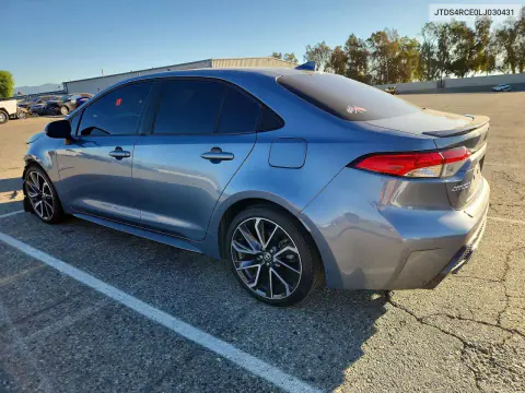 2020 Toyota Corolla Se VIN JTDS4RCE0LJ030431 фото 2
