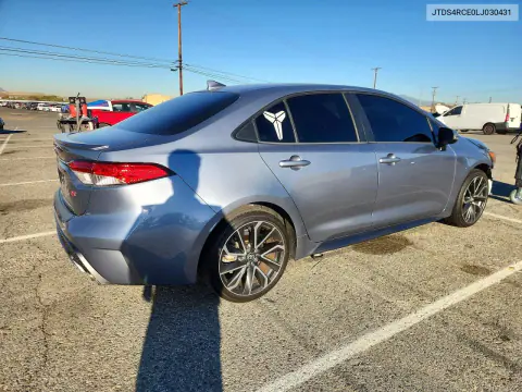 2020 Toyota Corolla Se VIN JTDS4RCE0LJ030431 фото 3