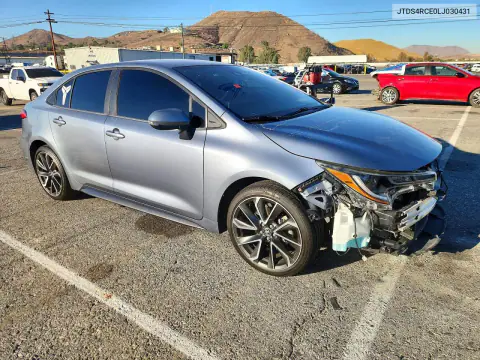 2020 Toyota Corolla Se VIN JTDS4RCE0LJ030431 фото 4