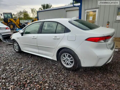 2020 Toyota Corolla Le VIN JTDEBRBE2LJ013215 фото 2
