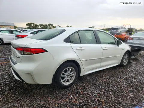2020 Toyota Corolla Le VIN JTDEBRBE2LJ013215 фото 3