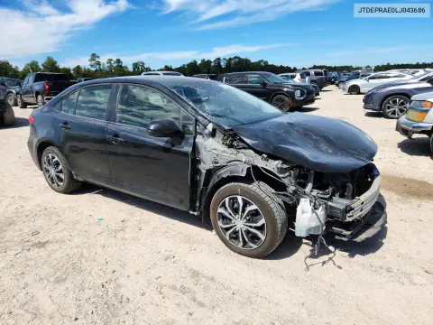 2020 Toyota Corolla Le VIN JTDEPRAE0LJ043686 фото 4