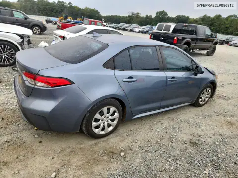 2020 Toyota Corolla Le VIN 5YFEPRAE2LP086812 фото 3