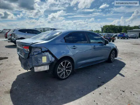 2020 Toyota Corolla Se VIN 5YFS4RCE5LP032705 фото 3