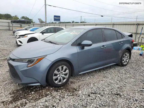 2020 Toyota Corolla Le VIN 5YFEPRAE7LP100879 фото 1