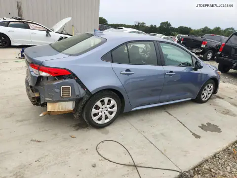 2020 Toyota Corolla Le VIN JTDEPRAE7LJ024844 фото 3