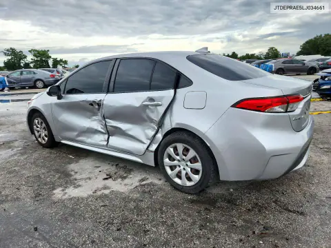 2020 Toyota Corolla Le VIN JTDEPRAE5LJ034661 фото 2
