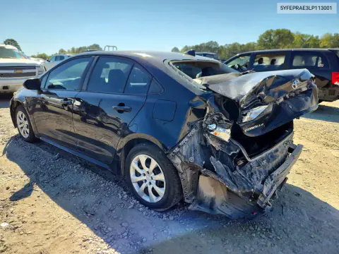 2020 Toyota Corolla Le VIN 5YFEPRAE3LP113001 фото 2
