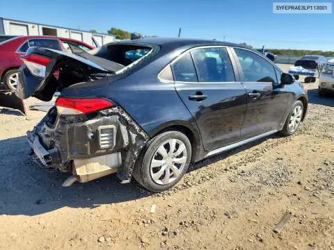 2020 Toyota Corolla Le VIN 5YFEPRAE3LP113001 фото 3