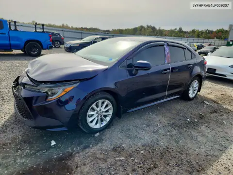 5YFHPRAE4LP009307 — 2020 Toyota Corolla, Задняя часть, фото до ремонта