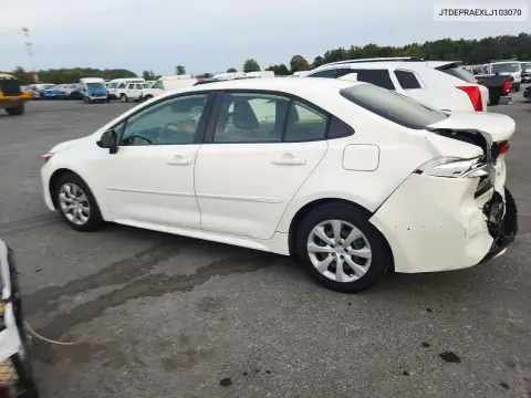 JTDEPRAEXLJ103070 — 2020 Toyota Corolla, фото 2 с аукциона Copart 29.10.2026, Задняя часть