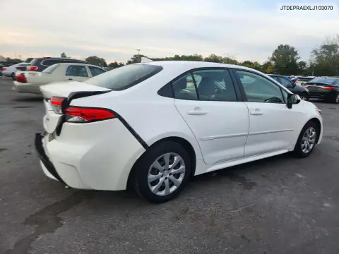 JTDEPRAEXLJ103070 — 2020 Toyota Corolla, фото 3 с аукциона Copart 29.10.2026, Задняя часть