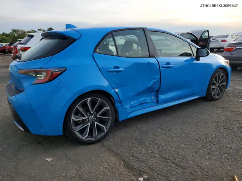 2020 Toyota Corolla Xse VIN JTNC4RBEXL3089847 фото 3