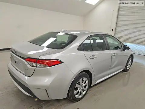 5YFEPMAE0MP206112 — 2021 Toyota Corolla, фото 3 с аукциона Copart 15.10.2026, Сторона