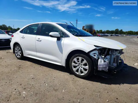 2021 Toyota Corolla Le VIN JTDEPMAEXMJ140382 фото 4