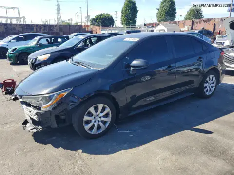 5YFEPMAE1MP223288 — 2021 Toyota Corolla, Передняя часть, фото до ремонта