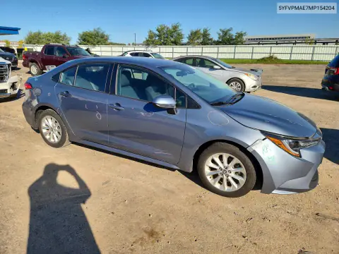 2021 Toyota Corolla Le VIN 5YFVPMAE7MP154204 фото 4