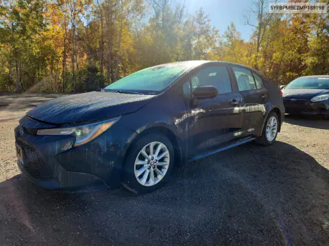 5YFBPMBE2MP189198 — 2021 Toyota Corolla, Подтопление, фото до ремонта