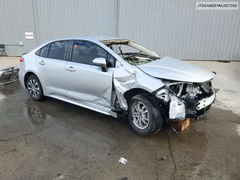2021 Toyota Corolla Le VIN JTDEAMDE9MJ027360 фото 4
