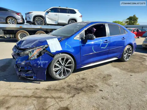2021 Toyota Corolla Se VIN JTDM4MCE8MJ072875 фото 1