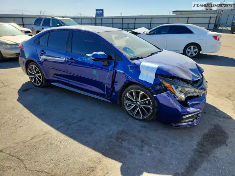 2021 Toyota Corolla Se VIN JTDM4MCE8MJ072875 фото 4