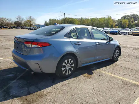 2021 Toyota Corolla Le VIN JTDEAMDE1MJ029605 фото 3