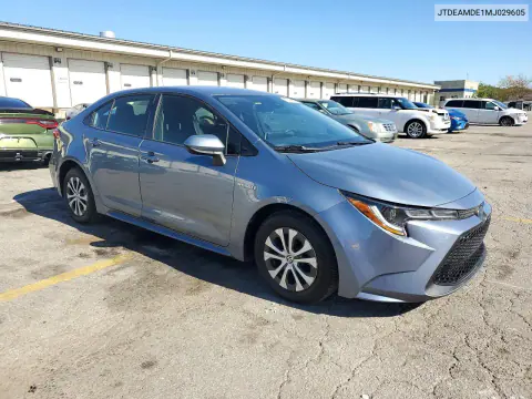 2021 Toyota Corolla Le VIN JTDEAMDE1MJ029605 фото 4