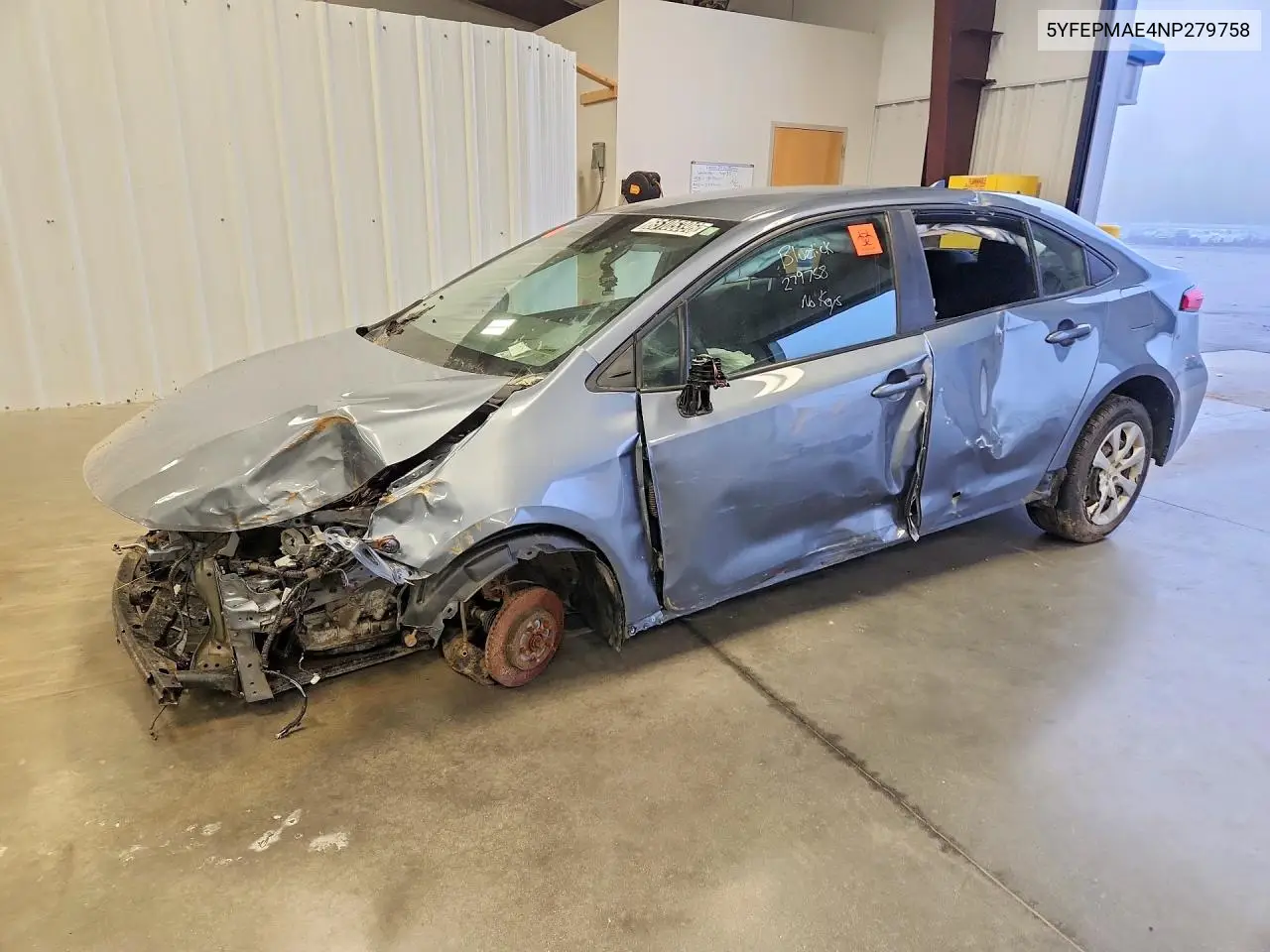 2022 Toyota Corolla Le VIN 5YFEPMAE4NP279758 фото 1