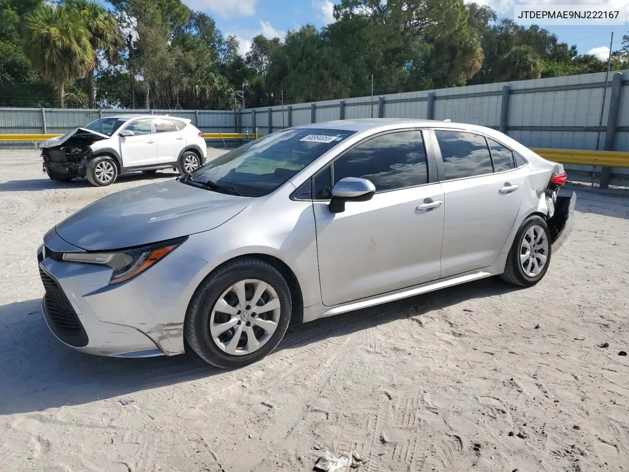 2022 Toyota Corolla Le VIN JTDEPMAE9NJ222167 фото 1