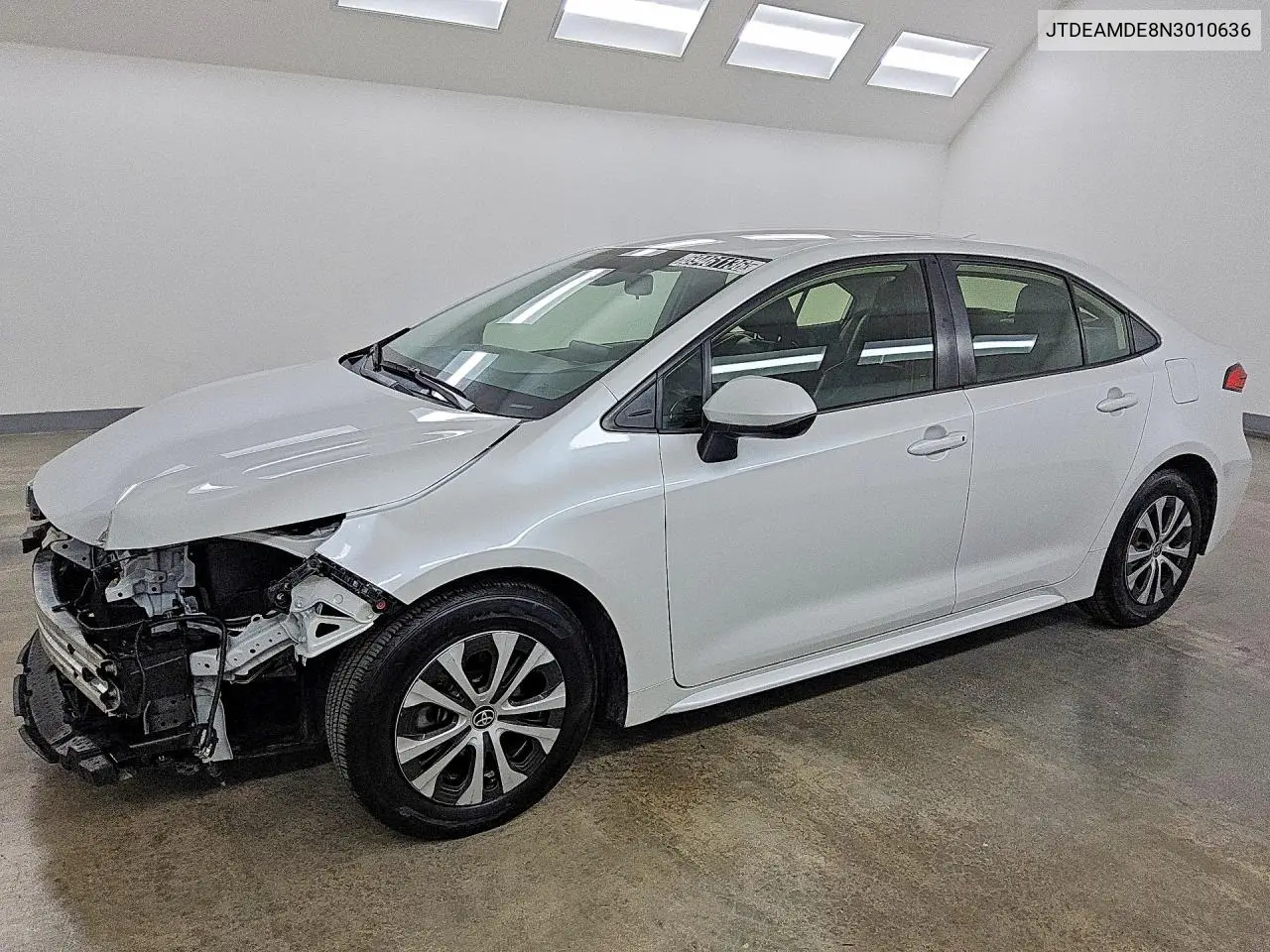 JTDEAMDE8N3010636 Toyota Corolla 2022 — повреждение Передняя часть, фото до ремонта