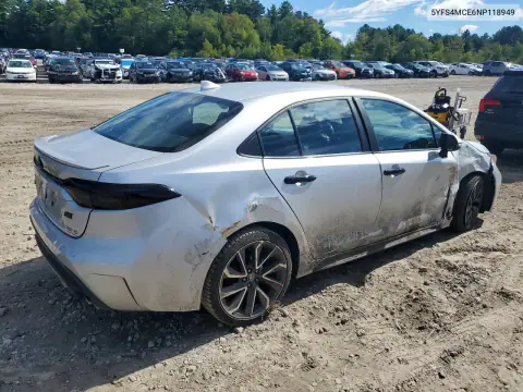2022 Toyota Corolla Se VIN 5YFS4MCE6NP118949 фото 3