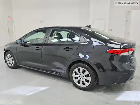 2022 Toyota Corolla Le VIN 5YFEPMAE9NP383579 фото 2