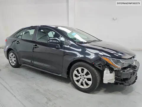 2022 Toyota Corolla Le VIN 5YFEPMAE9NP383579 фото 4