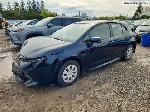 JTNK4MBE9N3167486 — 2022 Toyota Corolla, Передняя часть, фото до ремонта