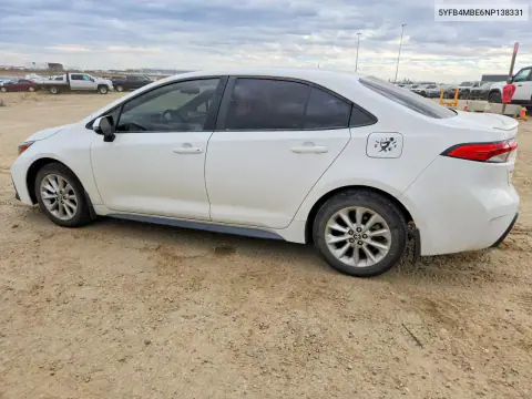2022 Toyota Corolla Se VIN 5YFB4MBE6NP138331 фото 2