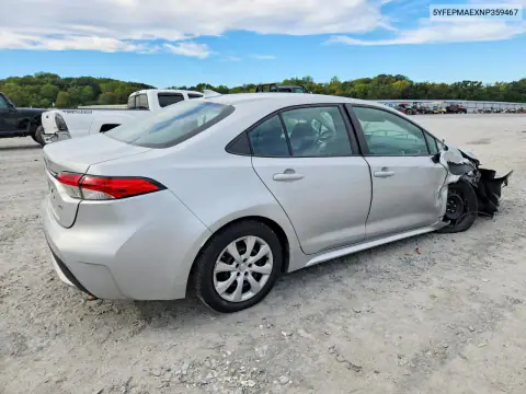 5YFEPMAEXNP359467 — 2022 Toyota Corolla, фото 3 с аукциона Copart 21.10.2026, Передняя часть