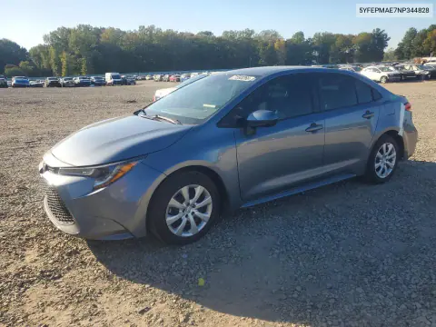 5YFEPMAE7NP344828 — 2022 Toyota Corolla, Задняя часть, фото до ремонта